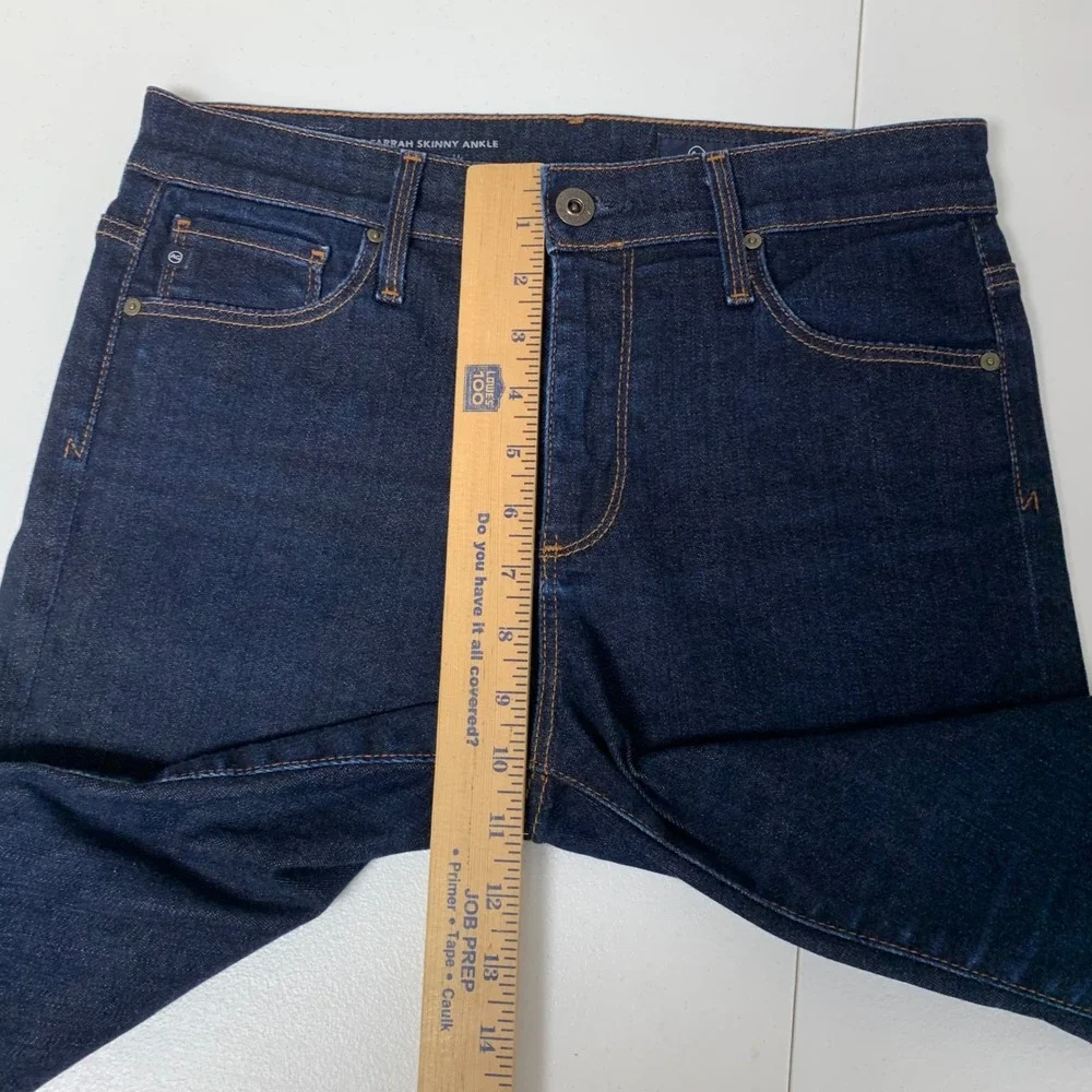 AG Adriano Goldschmied The Farrah Skinny Ankle Jeans Womens 27R Blue High Rise